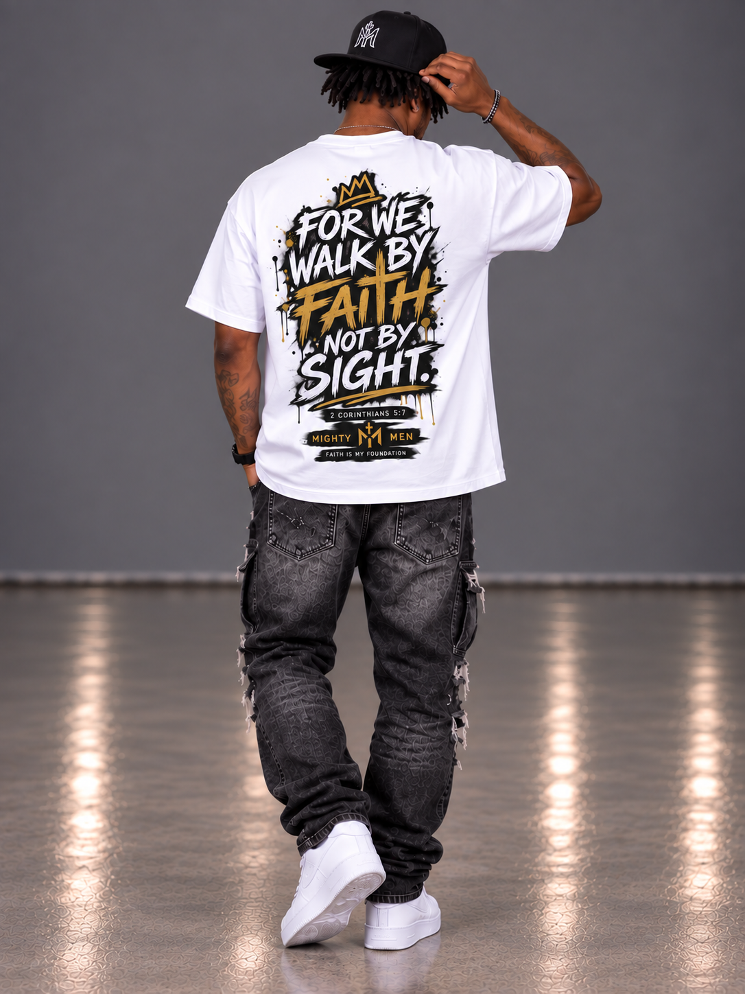 For We Walk By Faith & Not By Sight Boxy T-shirt